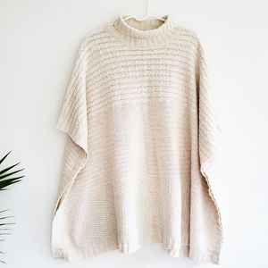 H&M Divided Cable Knit Cape